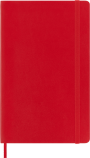 Moleskine Classic Yumuşak Kapak Çizgisiz Defter 9x14 192 Sayfa Kızıl Kırmızı