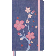 Moleskine Sakura Sert Kapak Çizgisiz Defter 13x21 176 Sayfa