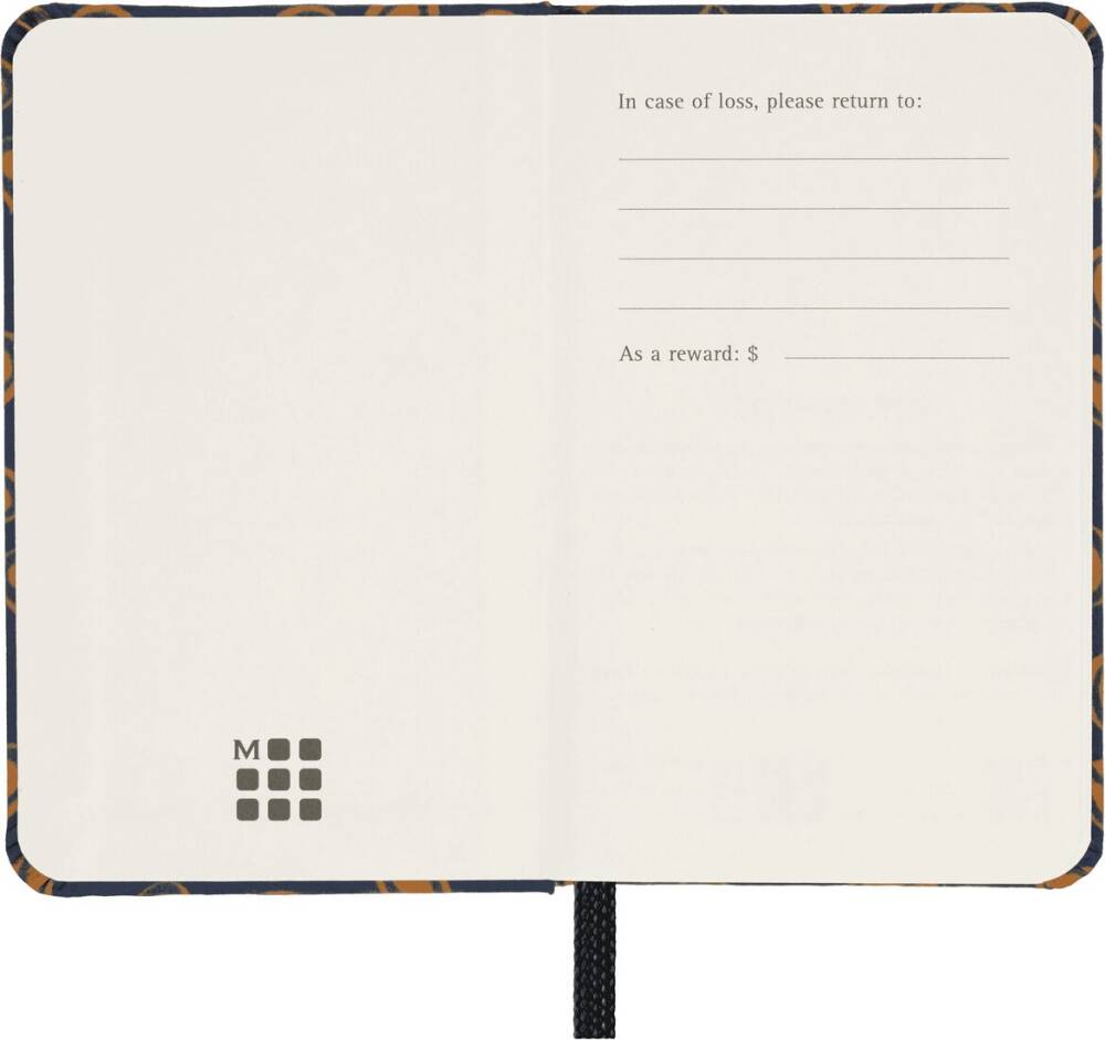 Moleskine Silk Collection Çizgisiz Defter Blue 6.5×10.5 160 Sayfa Sapphire Blue Kutulu