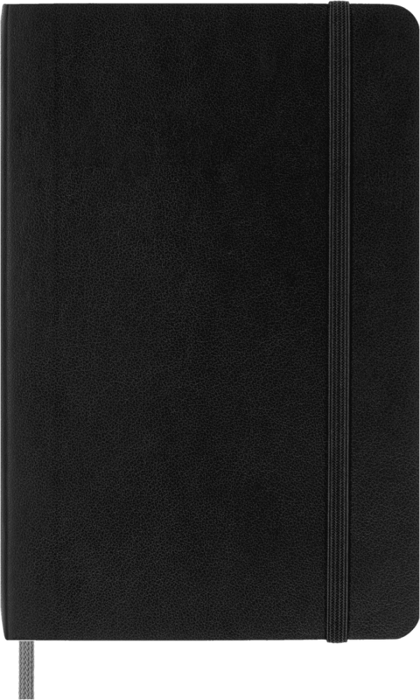 Moleskine Smart Sert Kapak Çizgili Defter 9x14 144 Sayfa 100 gr Black