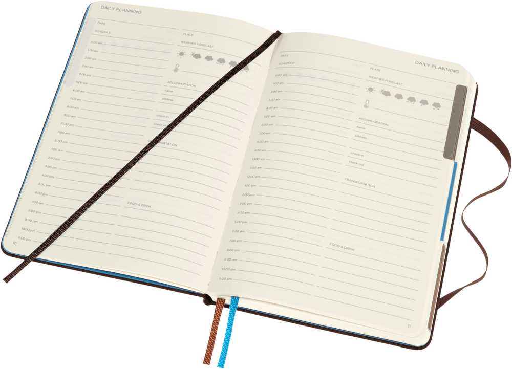Moleskine Voyageur Travellers Notebook 11.5x18 208 Sayfa Coffee Brown