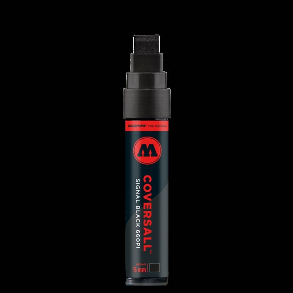 Molotow Coversall 660PI 15 mm Marker Signal Black