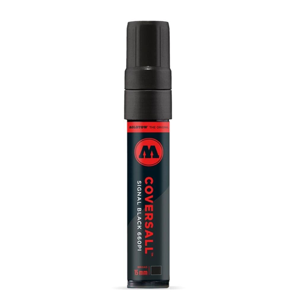 Molotow Coversall 660PI 15 mm Marker Signal Black
