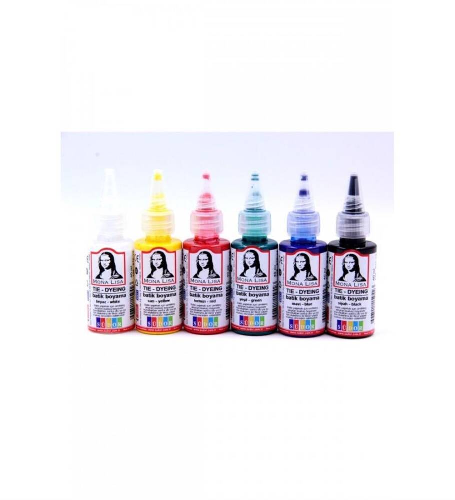 Monalisa Batik Boyası 6x40 ml Set