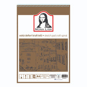Monalisa Eskiz Defteri A4 120 g 50 yp Kraft Telli