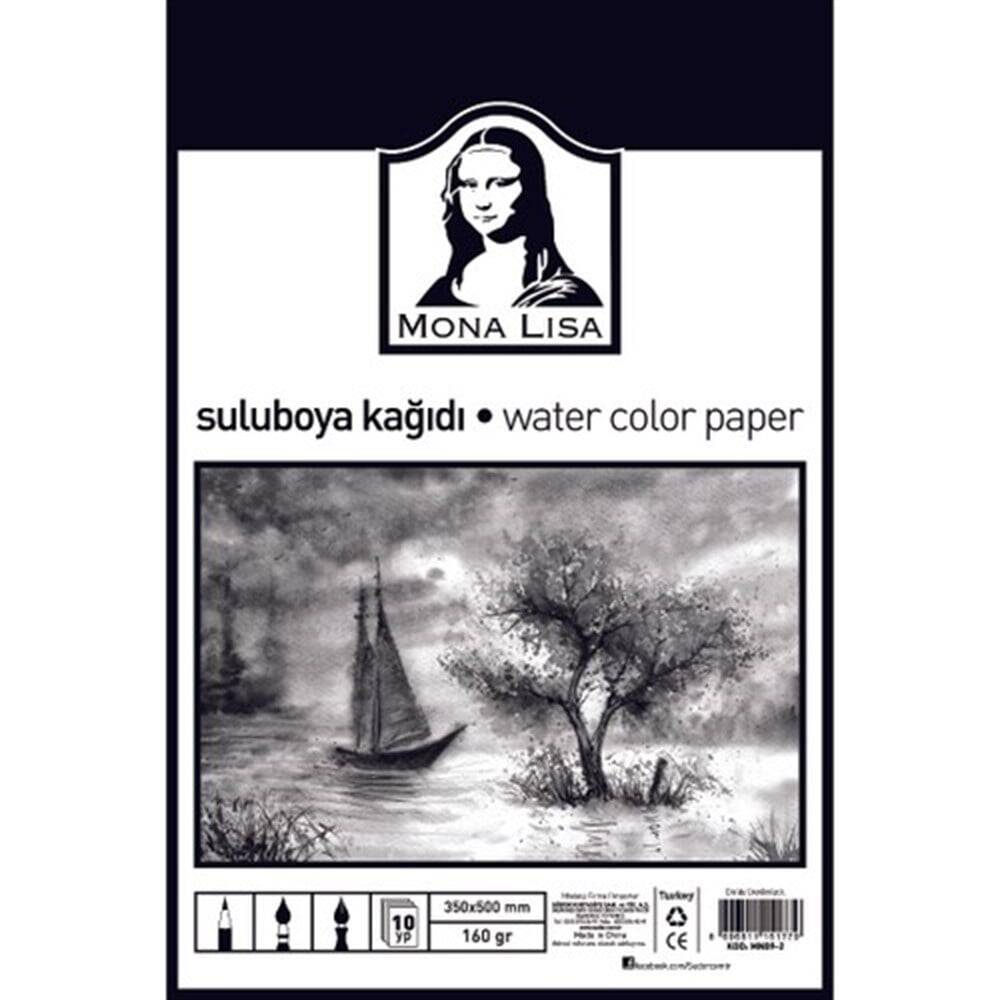 Monalisa Suluboya Kağıdı 35x50 160g 10 yp