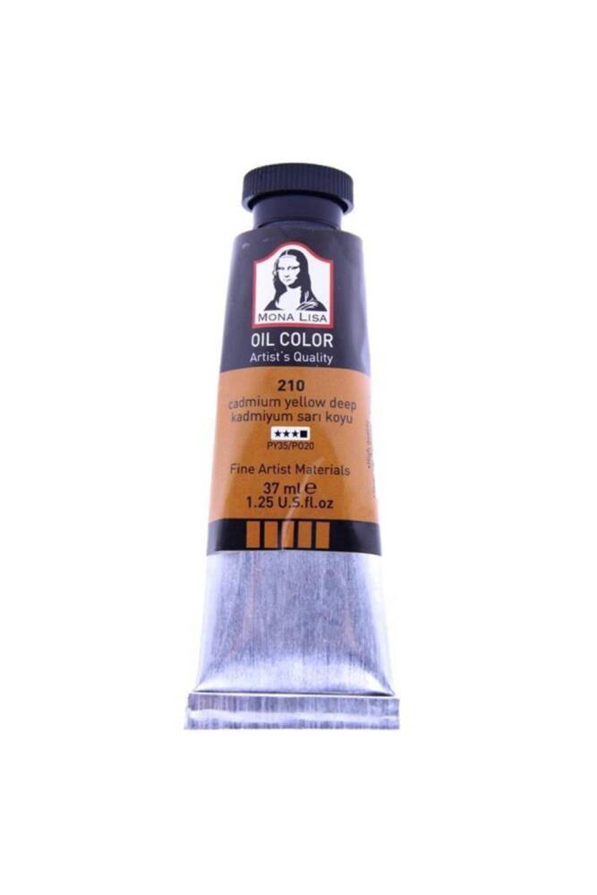 Monalisa Yağlı Boya 37 ml Kadmiyum Sarı Koyu 210