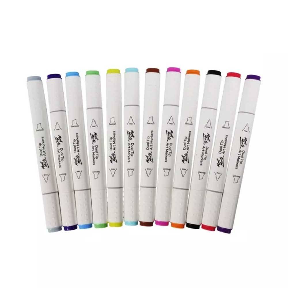 Mont Marte Dual Marker Set Premium 12 Pieces