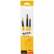 Mont Marte Gallery Series Acrylic Brush Set Signature 4-Piece