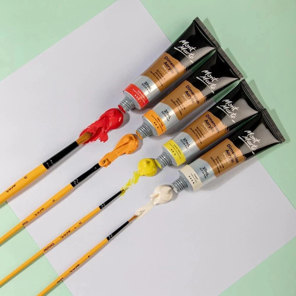 Mont Marte Gallery Series Acrylic Brush Set Signature 4-Piece