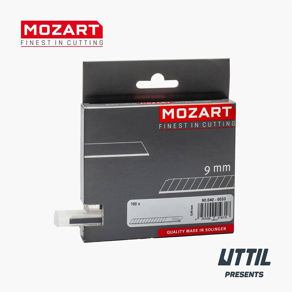 Mozart Maket Bıçağı Yedeği Segmentsiz İnce Model 10'lu