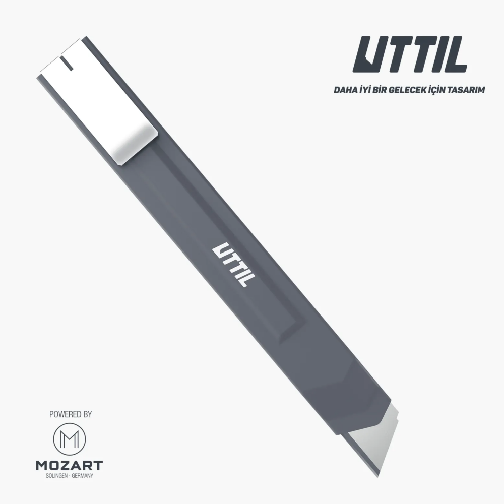 Mozart Uttil 18 mm Pocket Size Segmentless Utility Knife