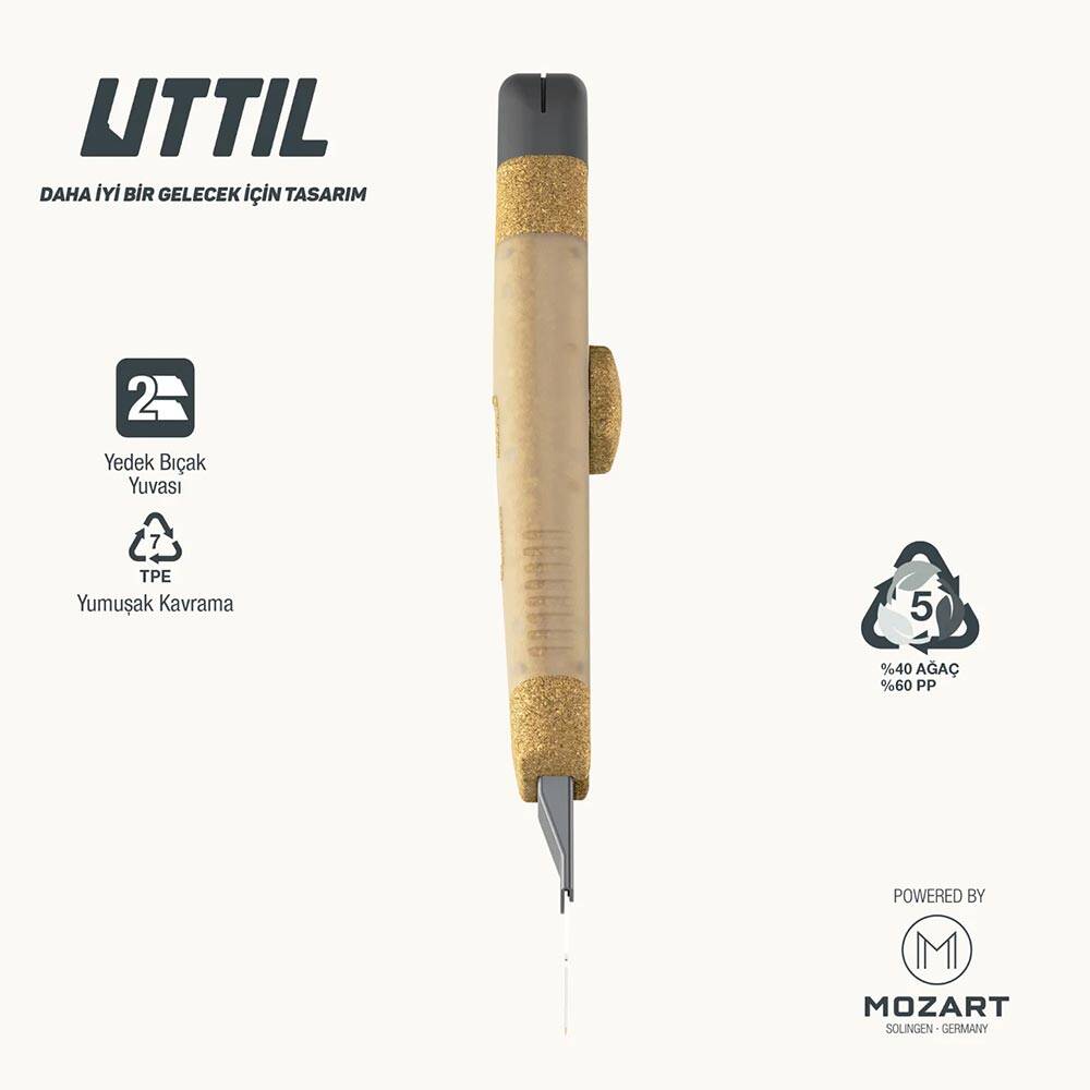 Mozart Uttil Aqua Natura Maket Bıçağı 18 mm