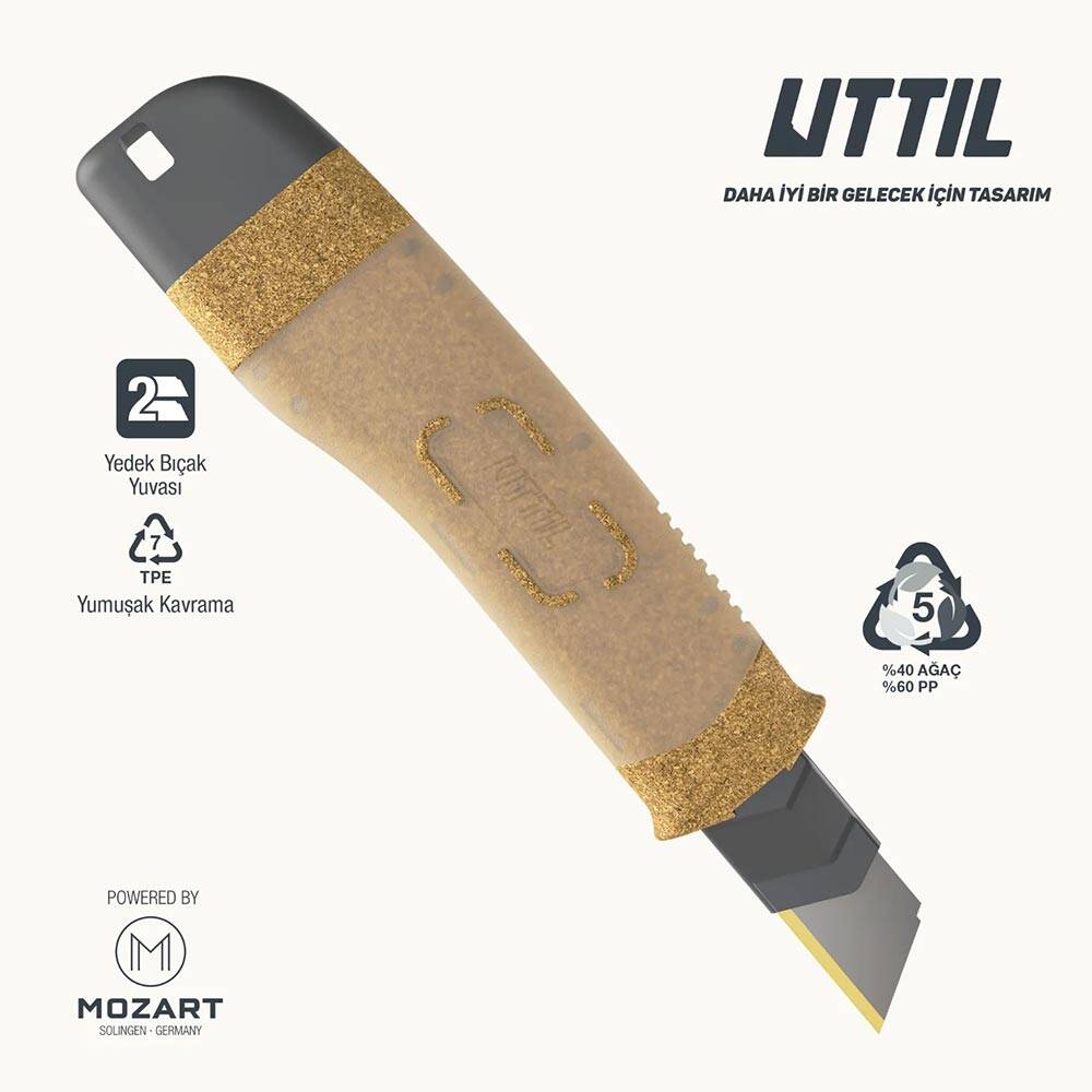 Mozart Uttil Aqua Natura Maket Bıçağı 18 mm