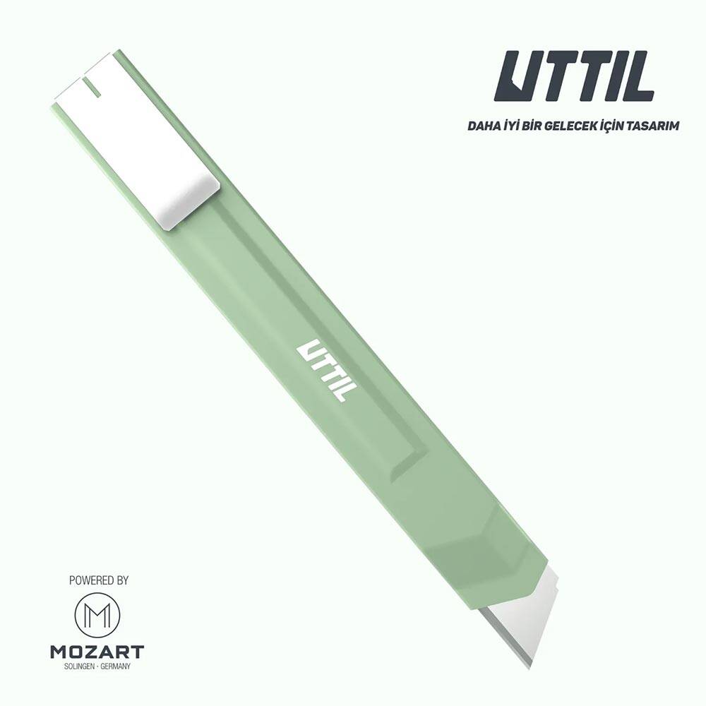 Mozart Uttil Maket Bıçağı Geniş Model Yeşil