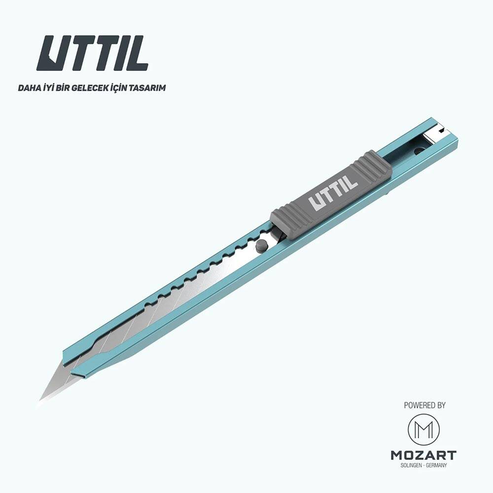 Mozart Uttil Maket Bıçağı İnce Model Turkuaz
