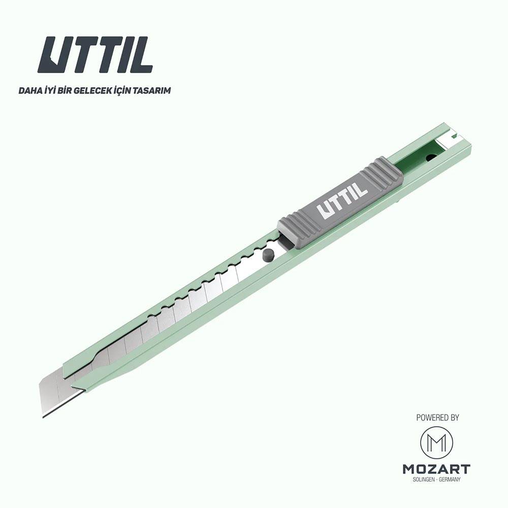 Mozart Uttil Maket Bıçağı İnce Model Yeşil