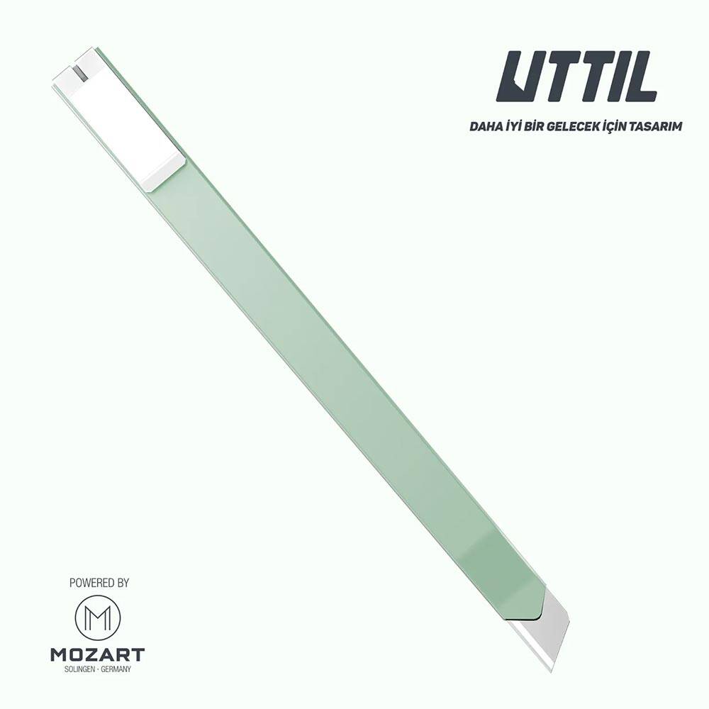 Mozart Uttil Maket Bıçağı İnce Model Yeşil