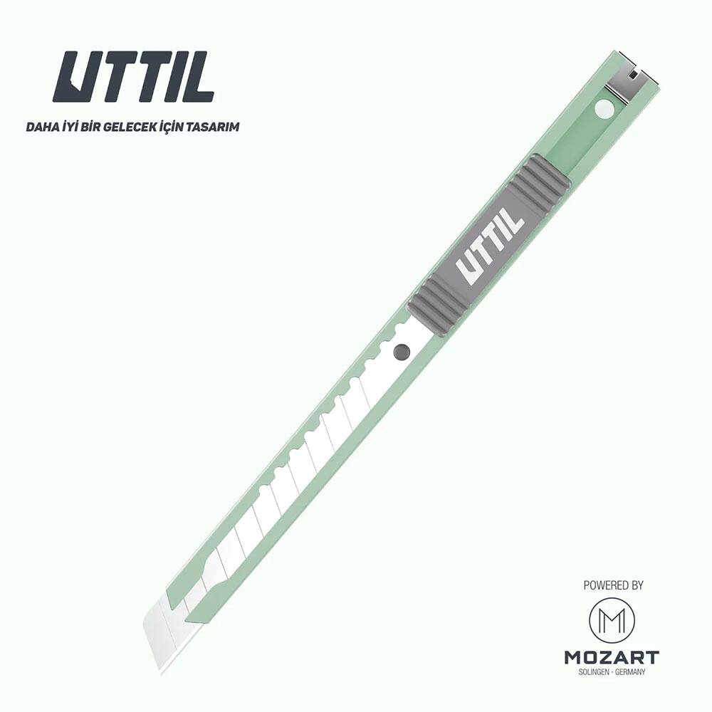 Mozart Uttil Maket Bıçağı İnce Model Yeşil