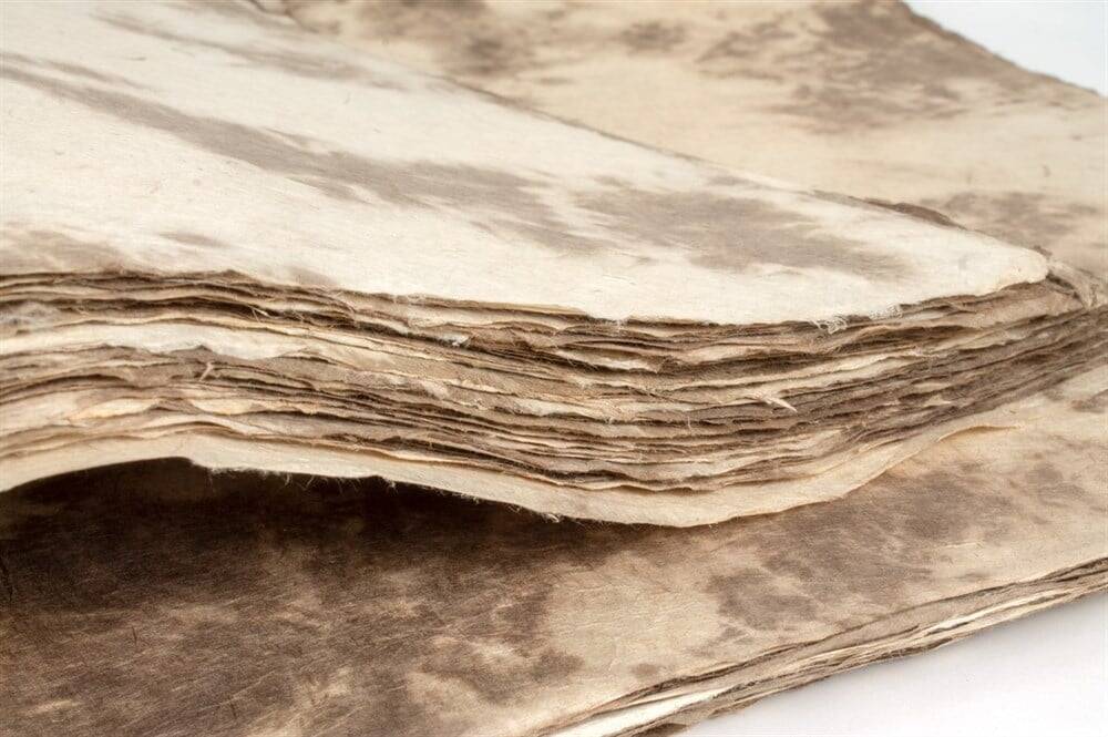 Nepal Paper Patterned Natural Colors 60 gr 50x75 cm VT-10