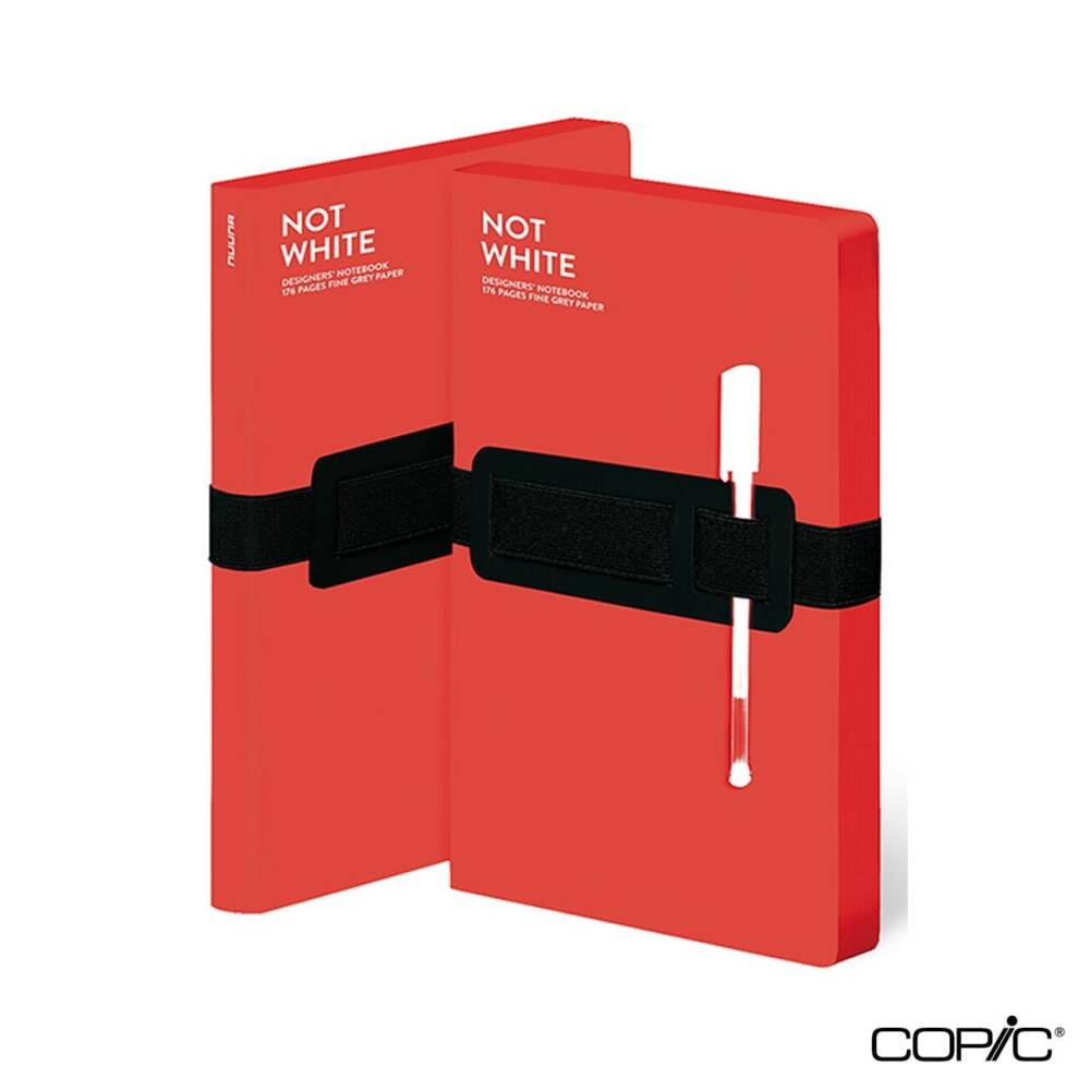 Nuuna Çizgisiz Premium Defter Red A5 130 gr 144 Sayfa
