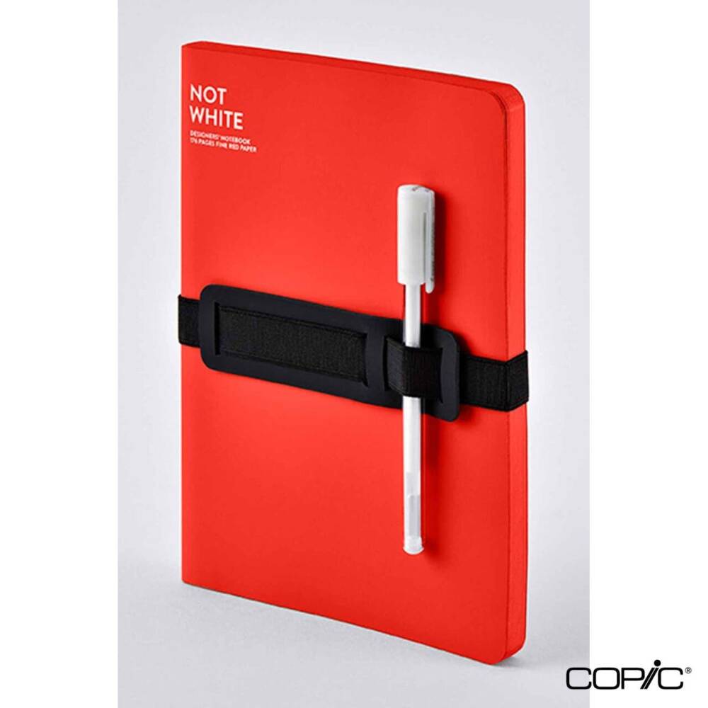 Nuuna Çizgisiz Premium Defter Red A5 130 gr 144 Sayfa