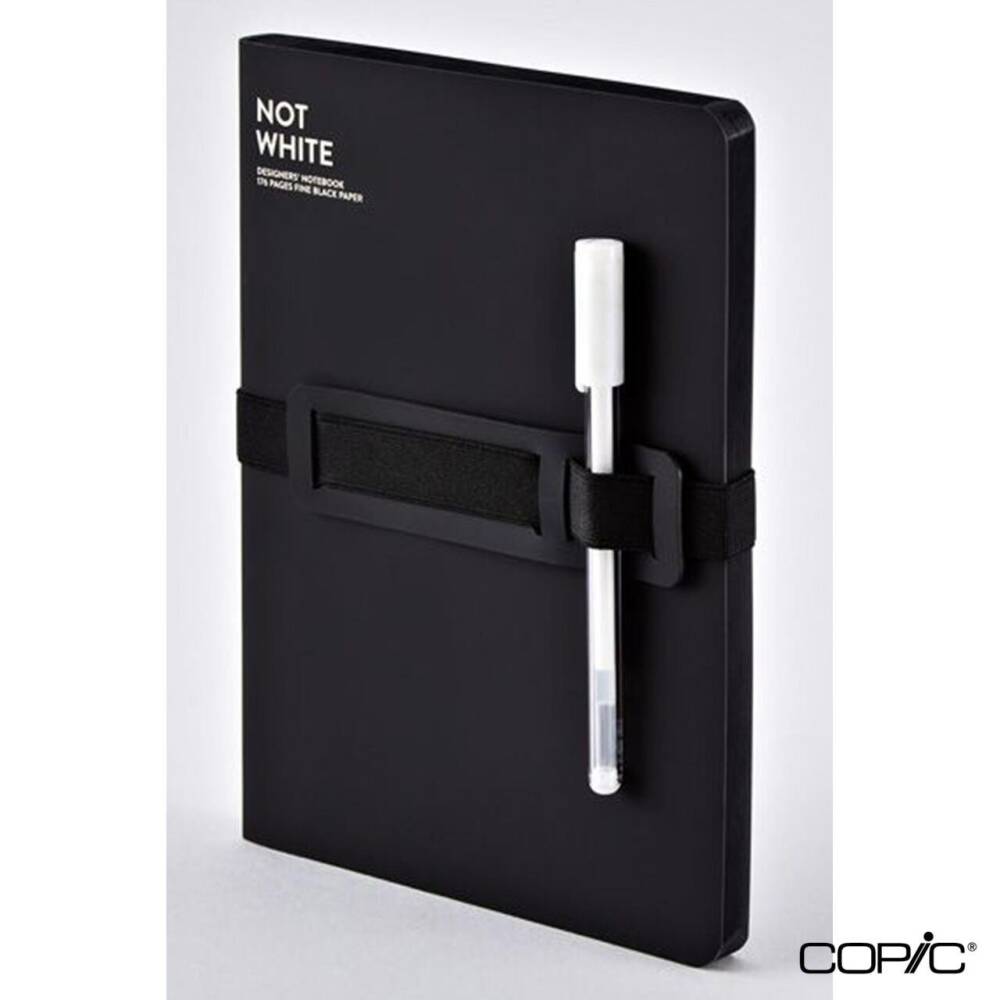 Nuuna Çizgisiz Premium Defter Siyah A5 120 gr 176 Sayfa