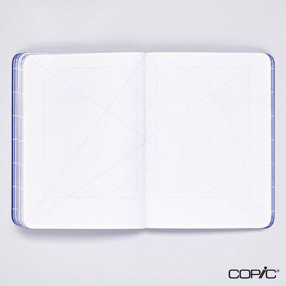 Nuuna Dotted Premium Notebook Break The Grid Blue A6 120 gr 176 Pages