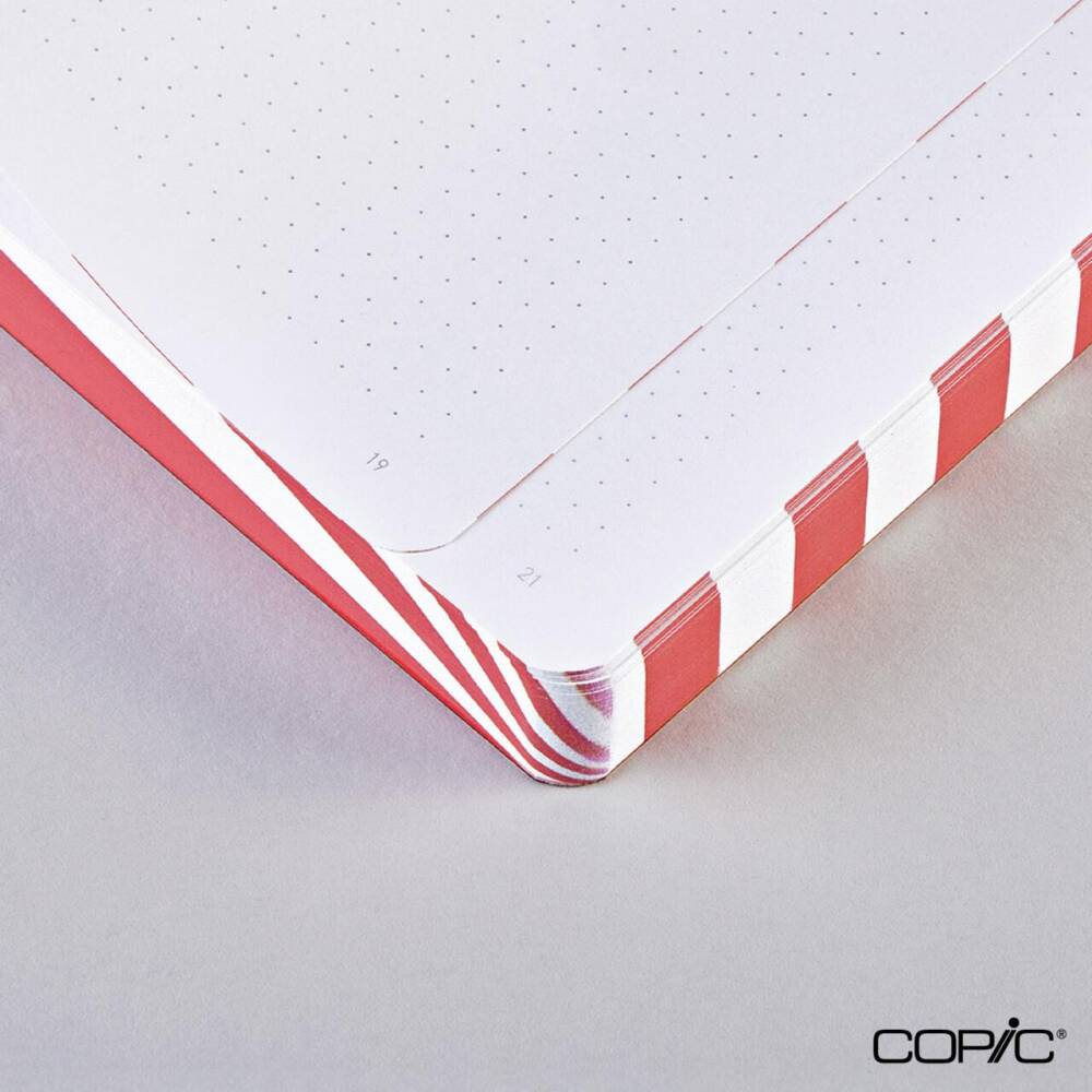 Nuuna Dotted Premium Notebook Fancy Fans A5 120 gr 256 Pages