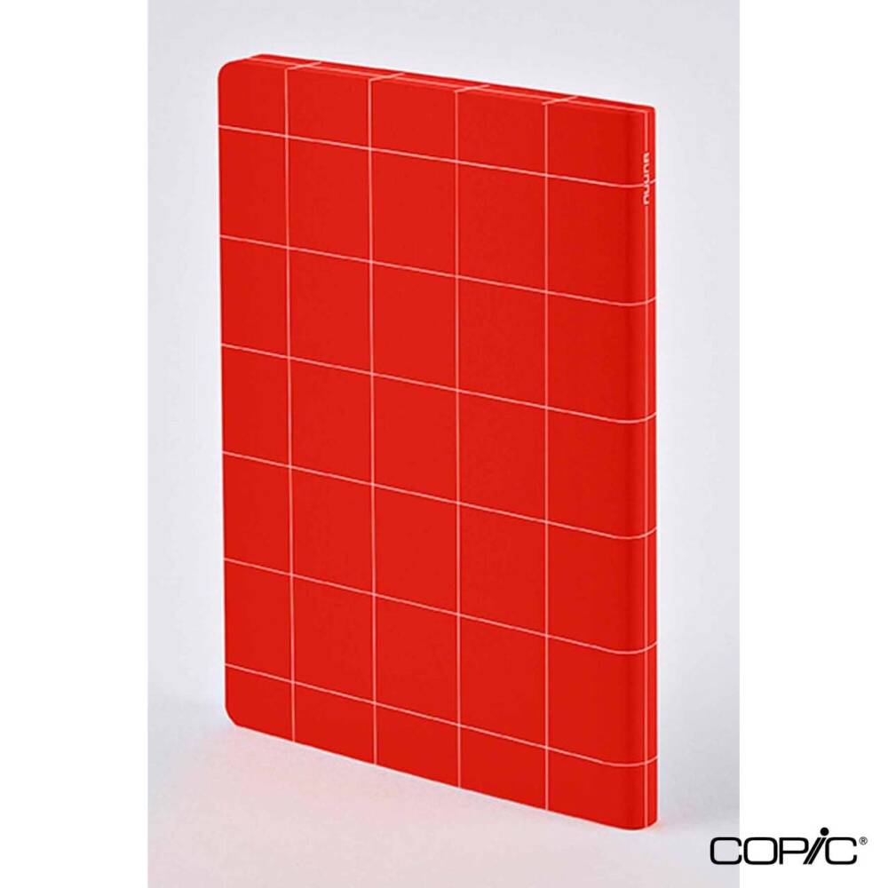 Nuuna Premium Notebook Break The Grid Red A5 120 gr 160 Pages