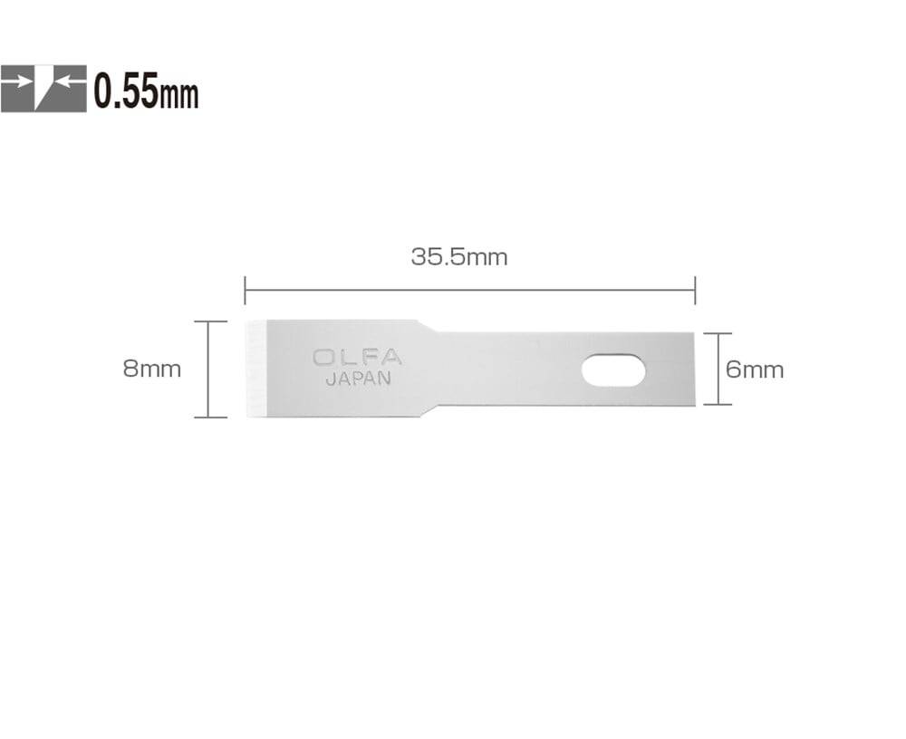 Olfa KB4-F/5 Kretuar Bıçağı Yedeği 5'li AK4 Yedeği