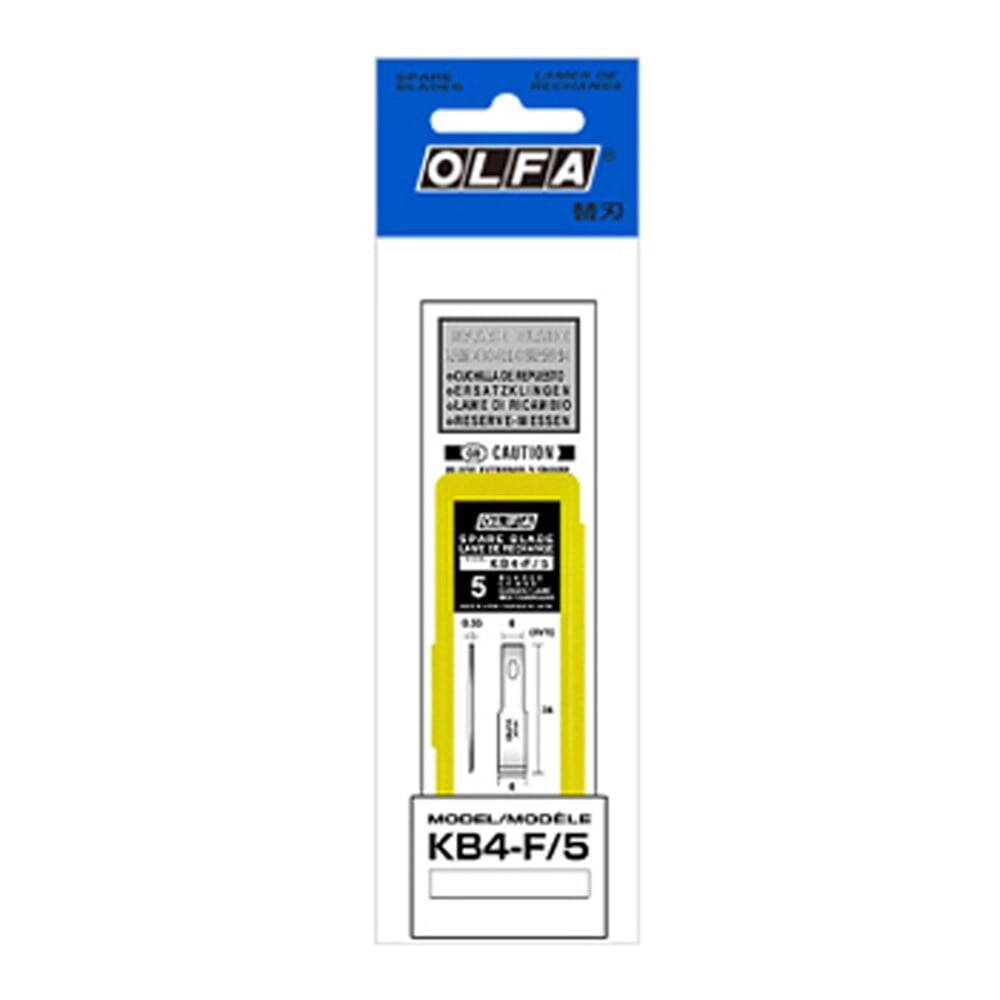 Olfa KB4-F/5 Kretuar Bıçağı Yedeği 5'li AK4 Yedeği