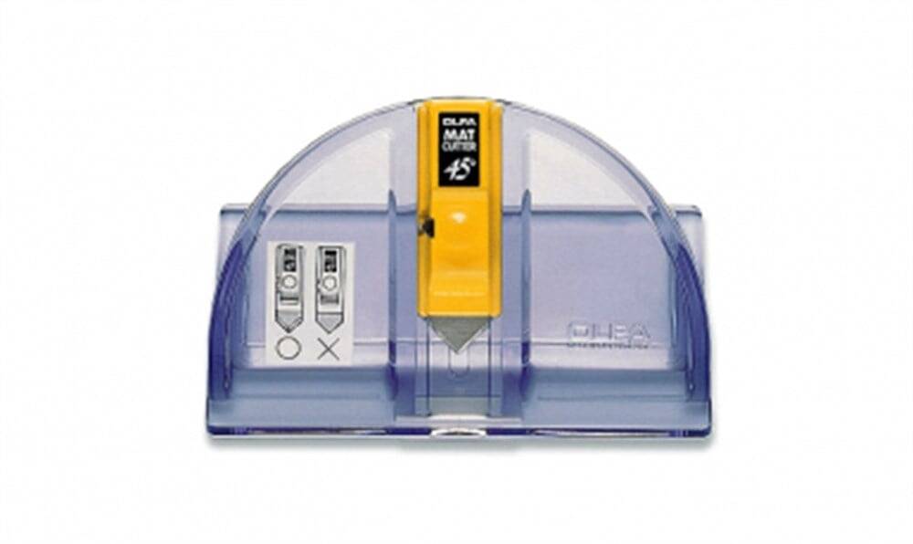 Olfa Mc-45 Mat Cutter 45 Degree Angled Utility Knife + 5 Spare