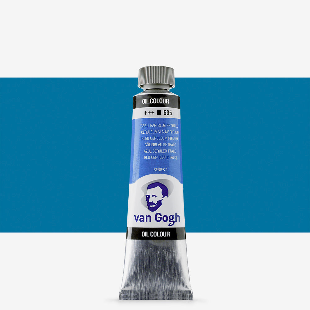 Talens Van Gogh Yağlı Boya 40 ml 535 Cerulean Blue Phthalo