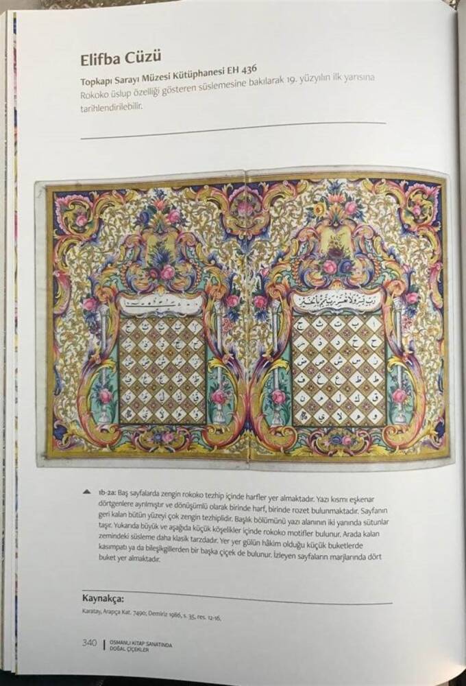 Natural Flowers in Ottoman Book Art - Yıldız Demiriz