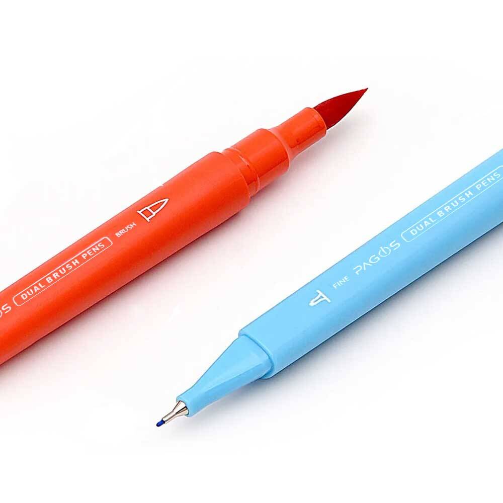Pagos 120 Renk Dual Brush Su Bazlı Marker Seti
