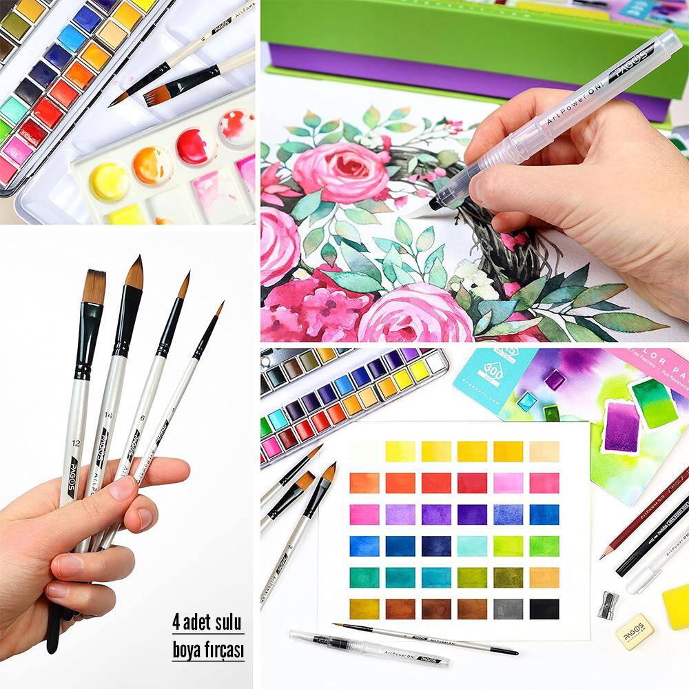 Pagos Special Boxed Watercolor Set 36 Colors