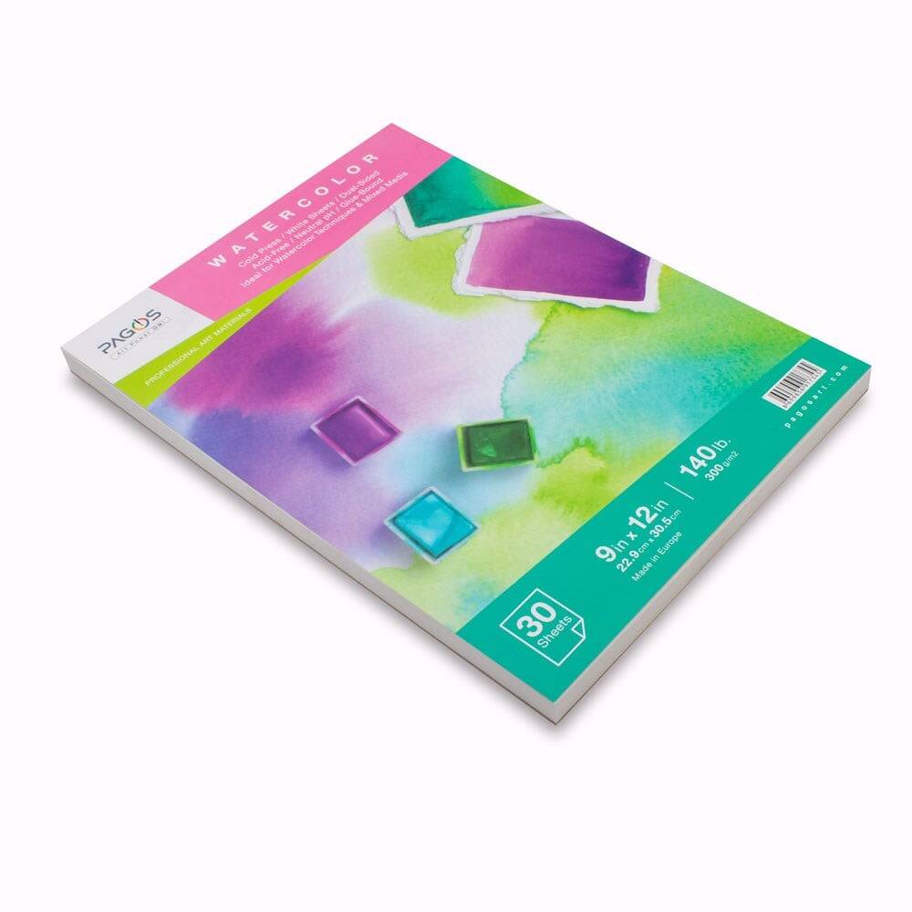 PAGOS Watercolor Notebook 22.9 cm x 30.5 cm 300 Gr 30 Copy.