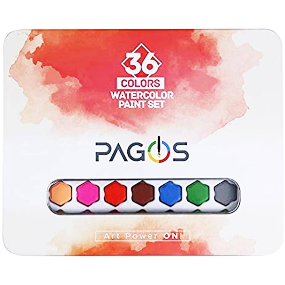 Pagos Watercolor Set 36 Colors
