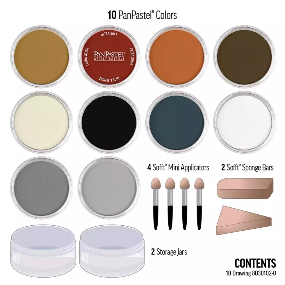 PanPastel Drawing Set 10 Renk