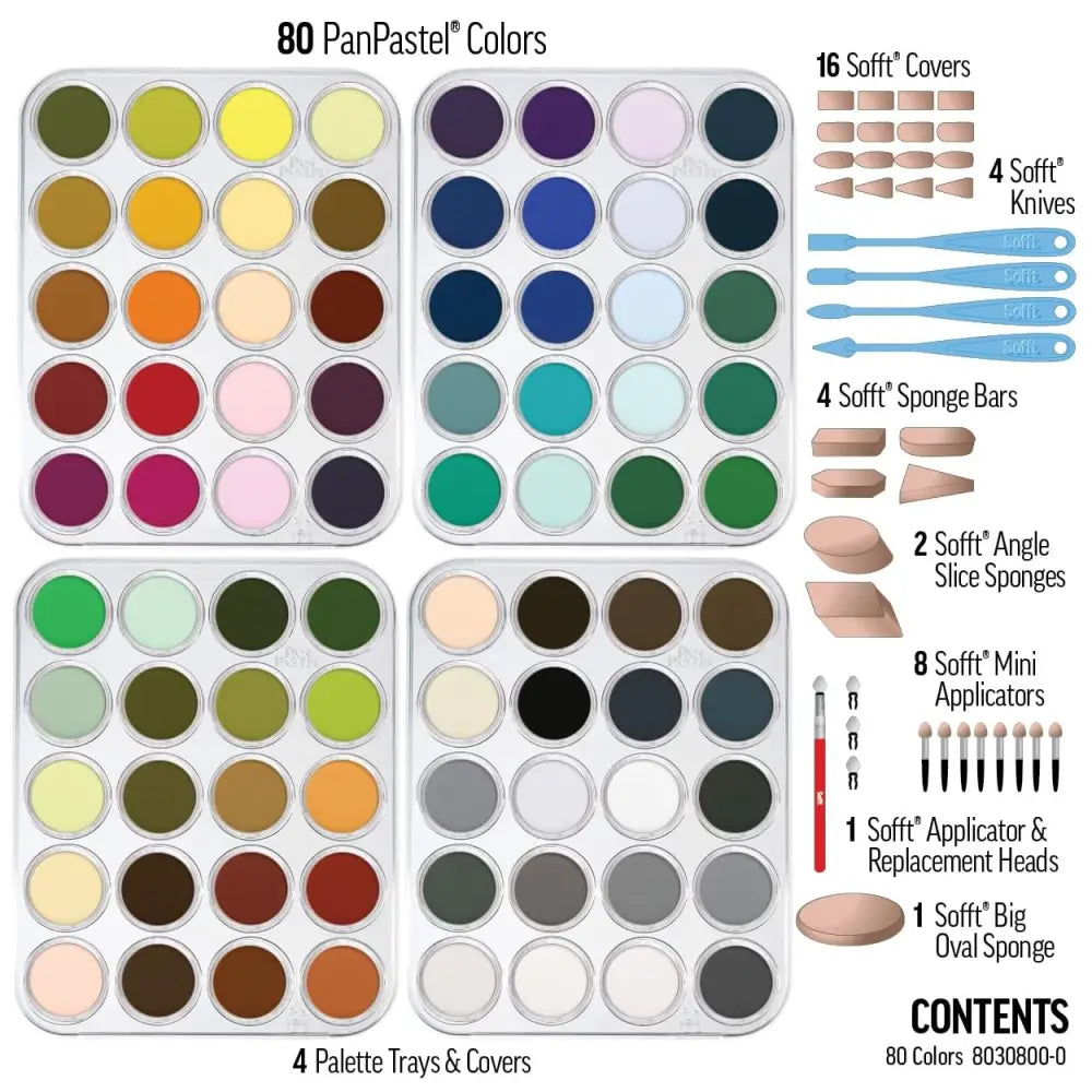 PanPastel Original Colors Ultra Soft Pastel Boya Seti 80 Renk