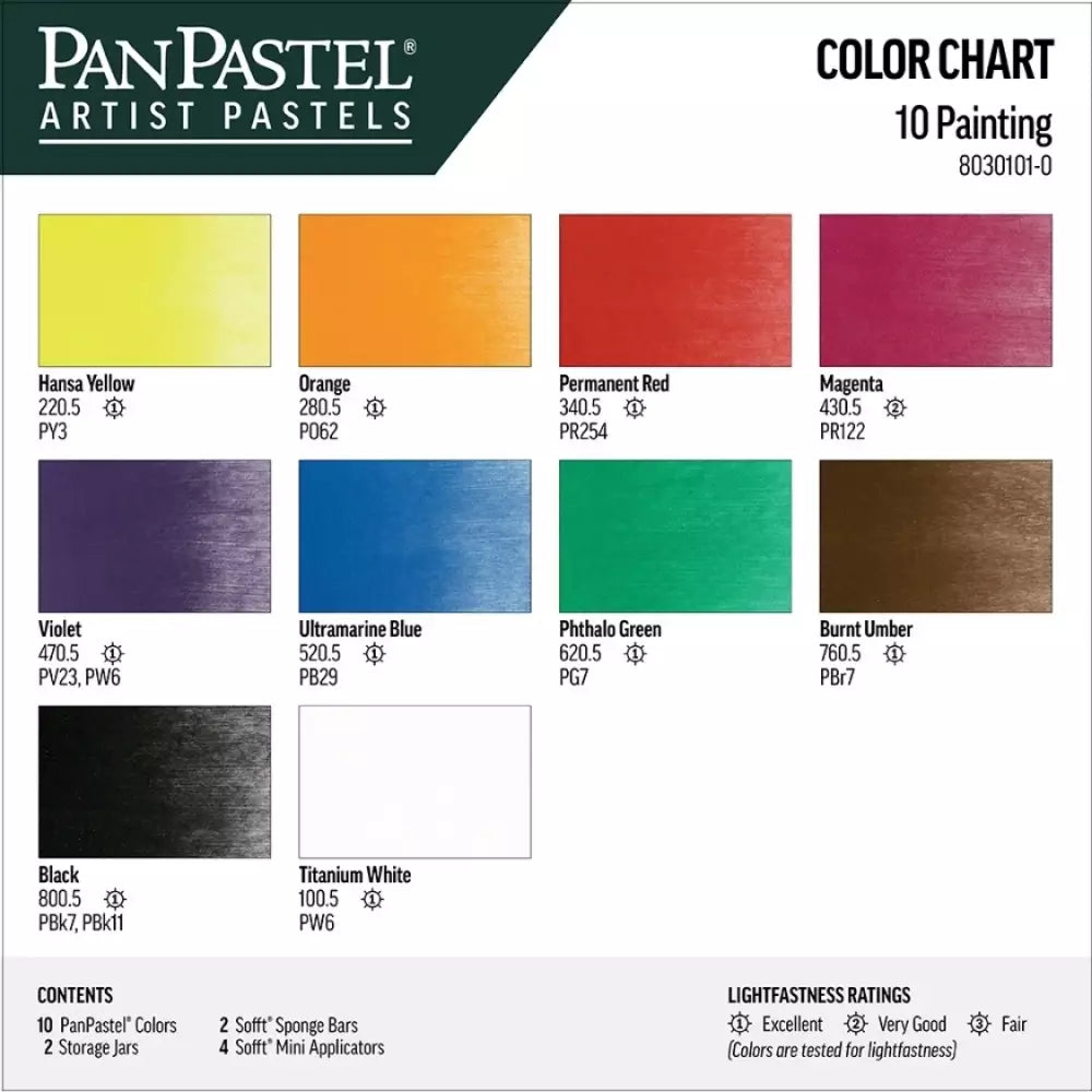 PanPastel Painting Set 10 Renk