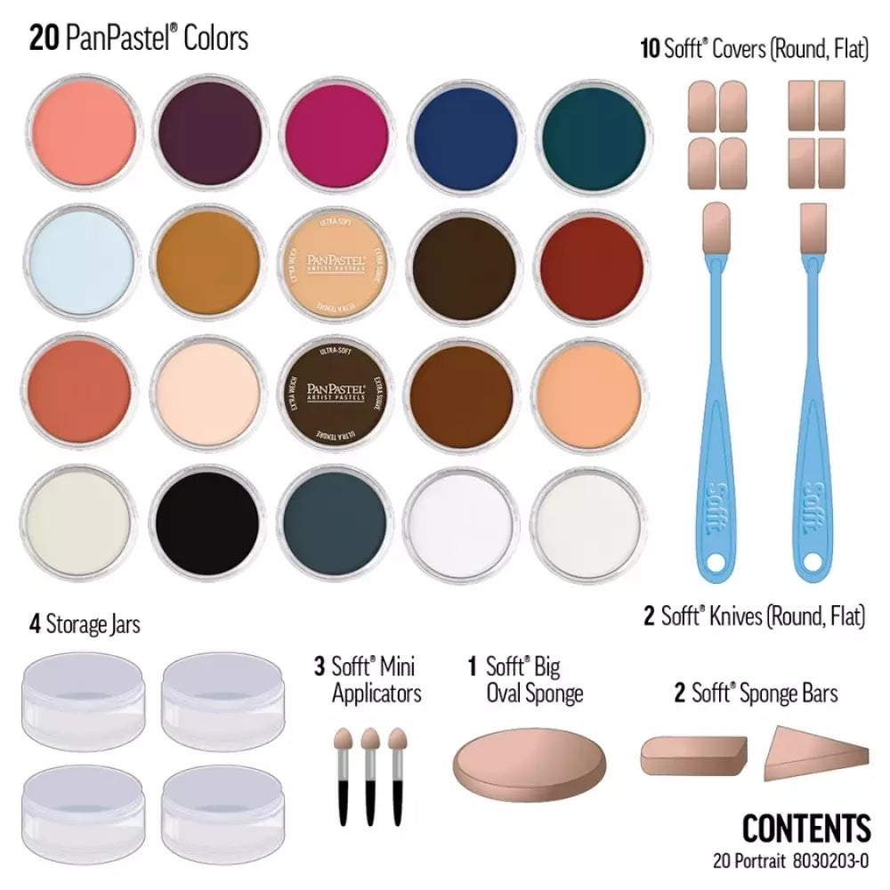 PanPastel Portrait Colors Set 20 Renk