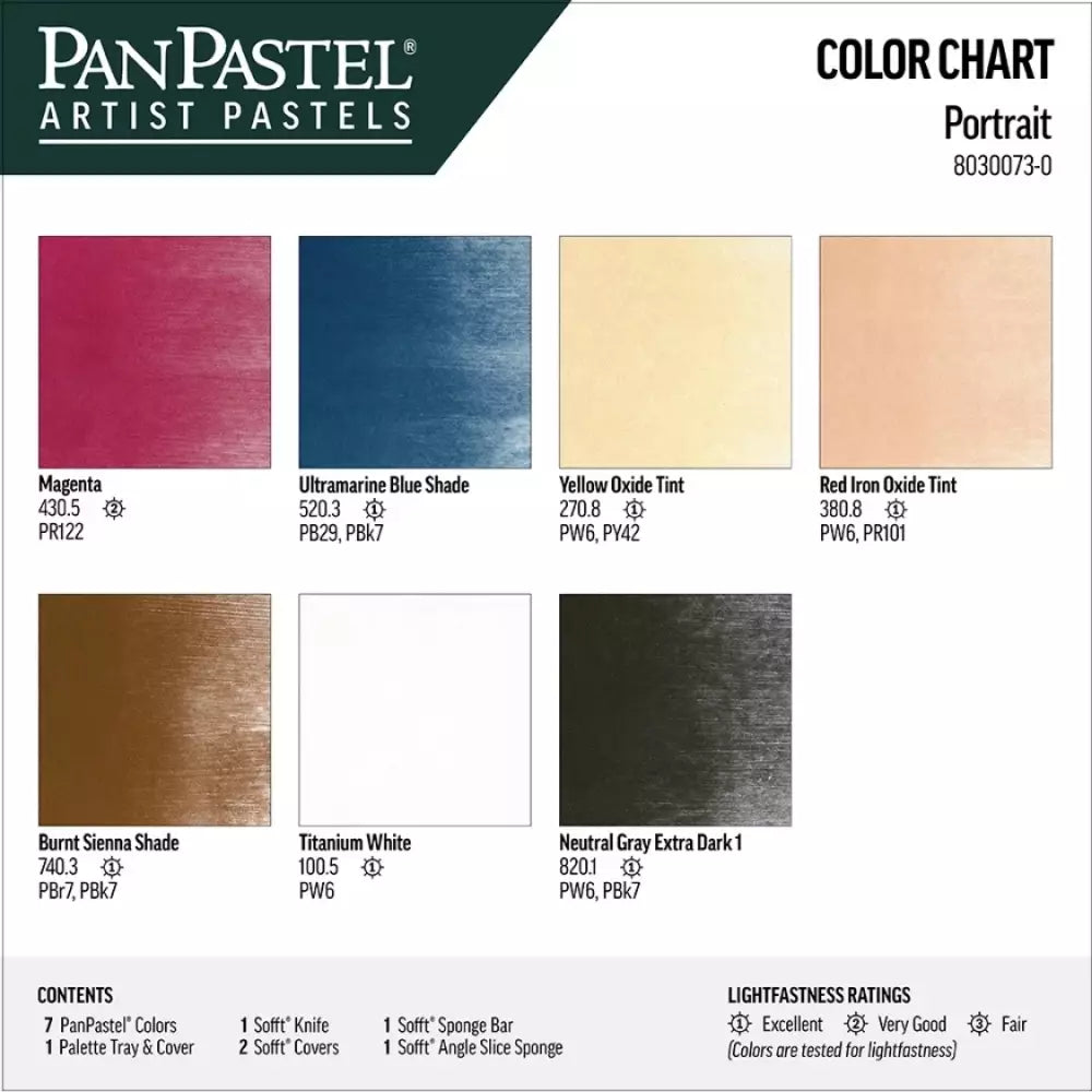 PanPastel Portrait Colors Set 7 Renk