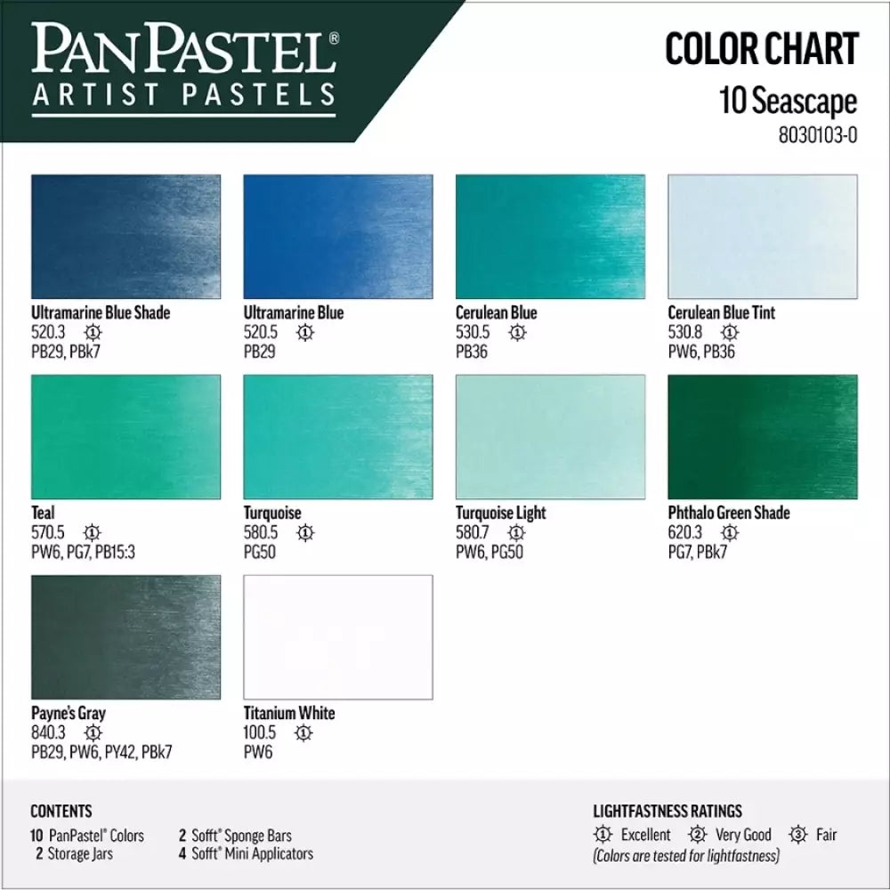 PanPastel Seascape Set 10 Renk