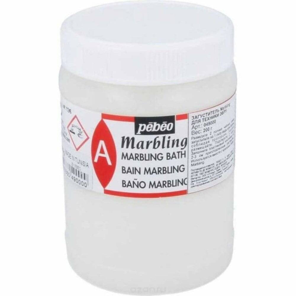 Pebeo 049 Marbling Marbling Tragacanth Thickener 200 ml Bottle