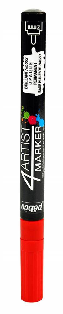 Pebeo 4Artist Oil Marker 2 mm Red