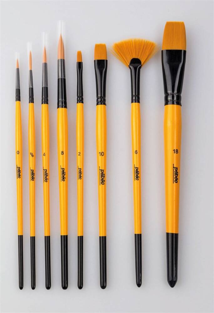 Pebeo 8-Piece Brush Set - Set 4
