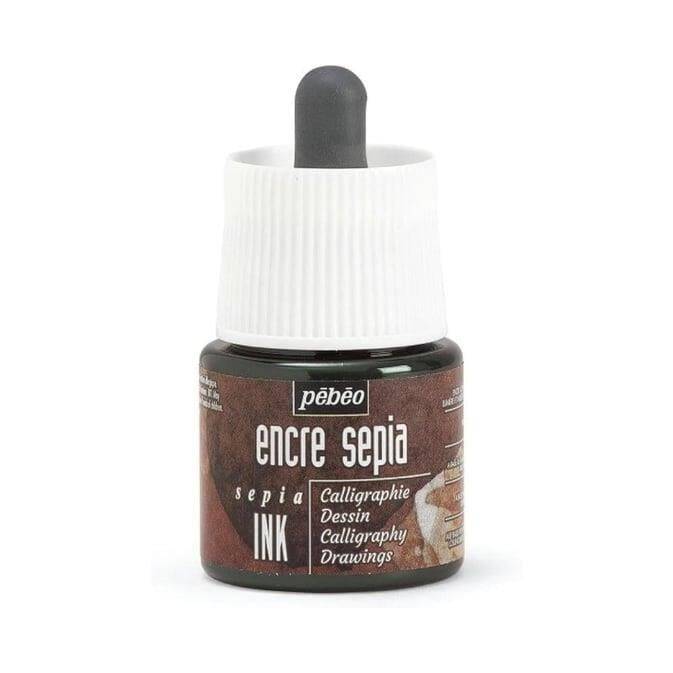 Pebeo Artist Acrylic Ink 45 ml Sepia Color No:34