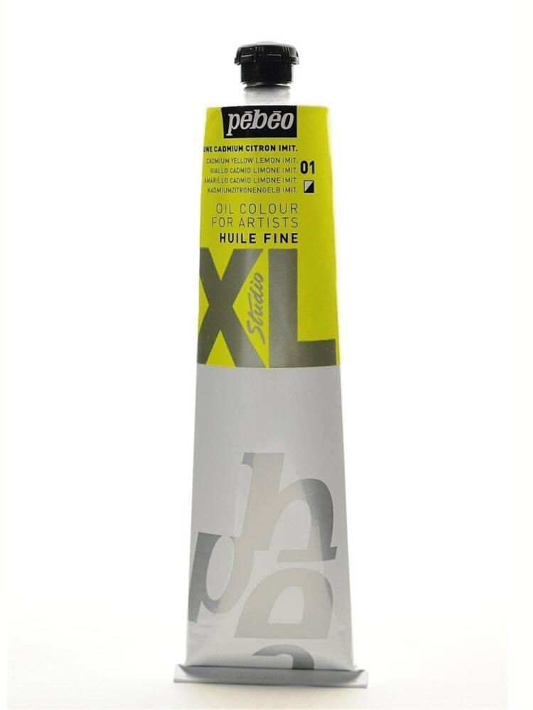 Pebeo Huile Fine XL 200 ml Oil Paint 01 - Lemon Cadmium Yellow
